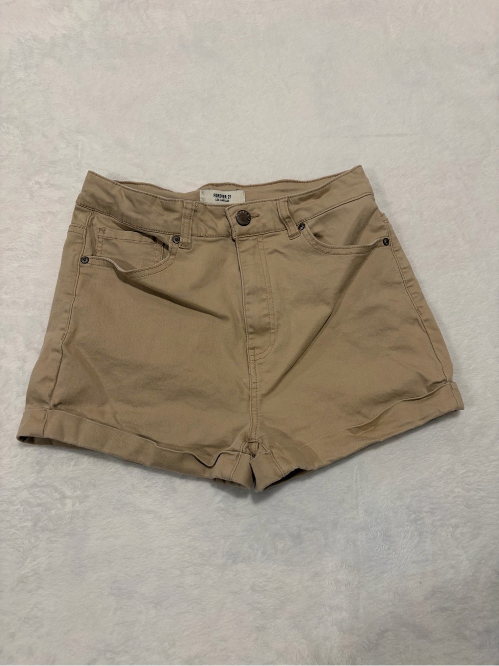 Forever 21 High Waisted Cuffed Shorts - Size 26